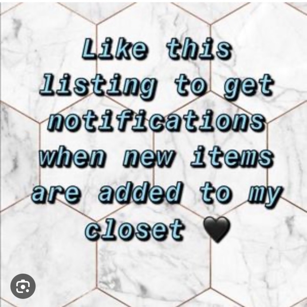 Like this post to get notifications when new inventory added.💕💕💕💕